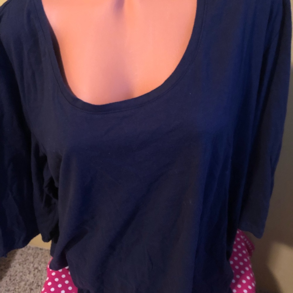 Roamans Tshirt 1X Navy!